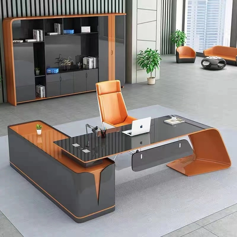 Mesa de oficina ejecutiva de lujo para CEO, escritorio de oficina  ejecutivo, mobiliario de oficina comercial - China Sups