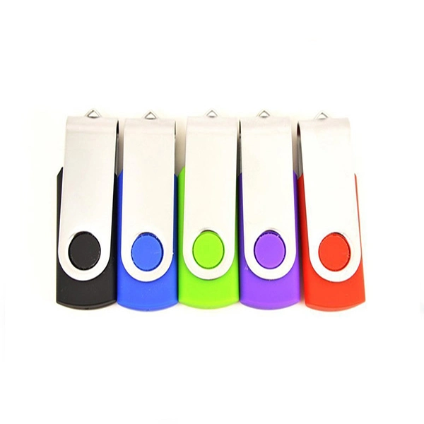 Logo personnalisé 2 en 1 Type-C rotation des périphériques de stockage de mémoire Clé USB