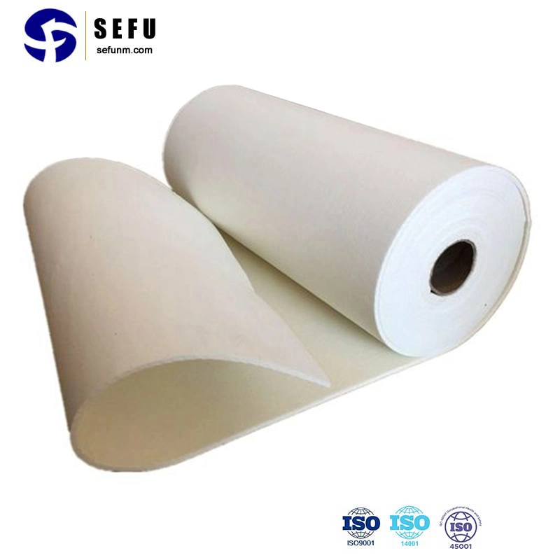 Material isolante resistente ao calor Fornecedor 1 mm 5 mm 1260 cerâmica resistente ao fogo Papel de fibra