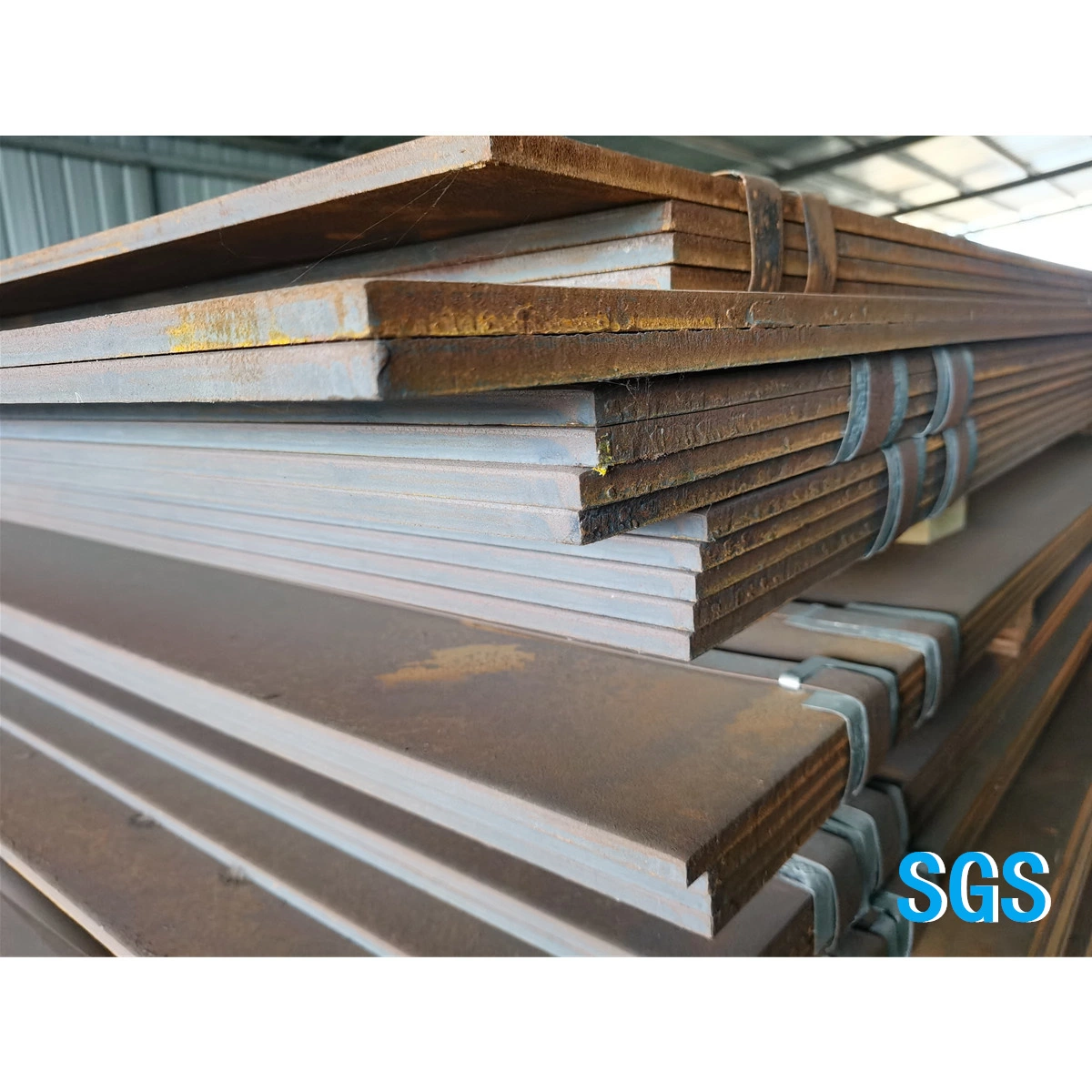 ASTM A36 A36m A515 Grade 55 65 70 P355gh P265gh A709 Gr50 SA516 Gr60 Alloy Carbon Mild High Strength Pressure Vessel Steel Plate Boiler Sheet for Container