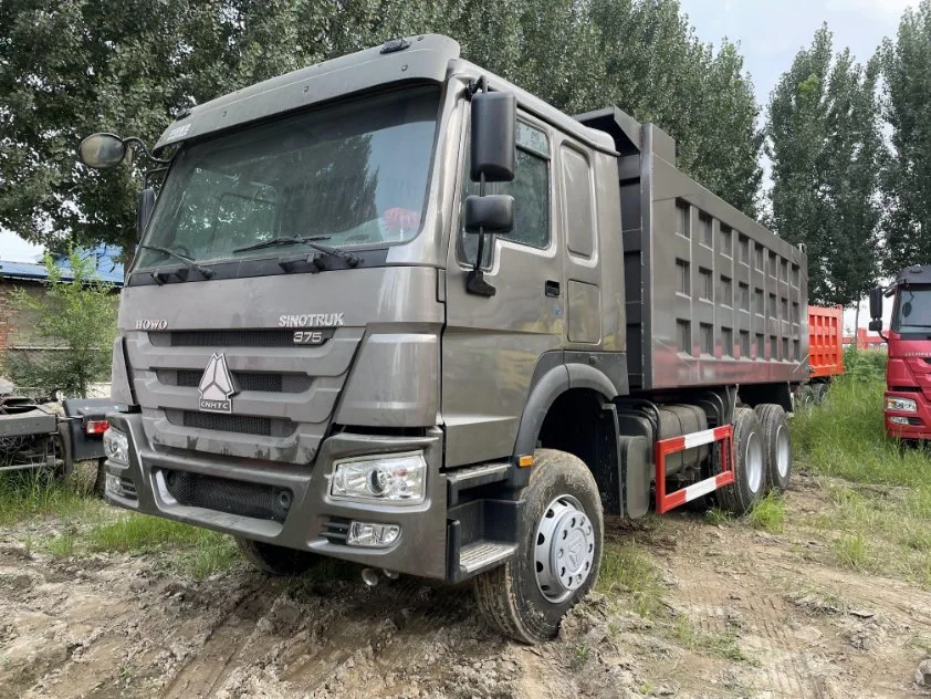 371/375HP 50 Ton Sinotruck HOWO camiones volquete Minivolcado Camión Volquete usados