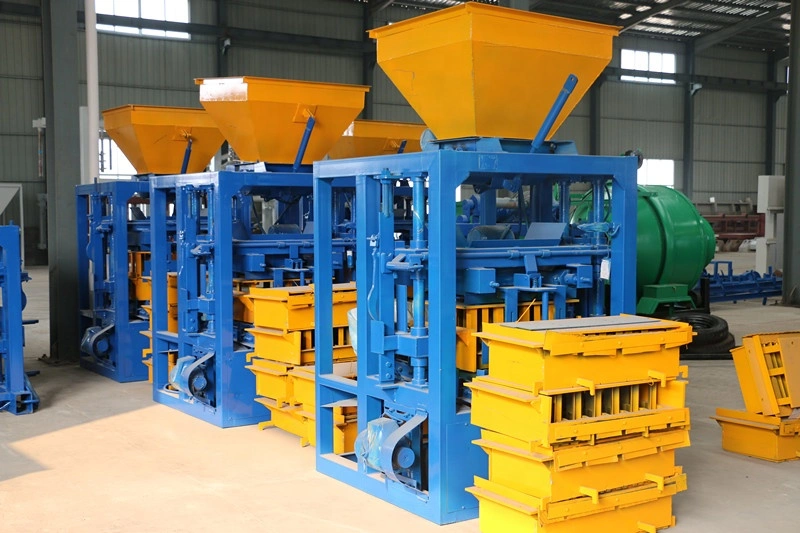 Construction Building Concrete Block Making Machine Qt4-24 Brick Making Machine in Ethiopia