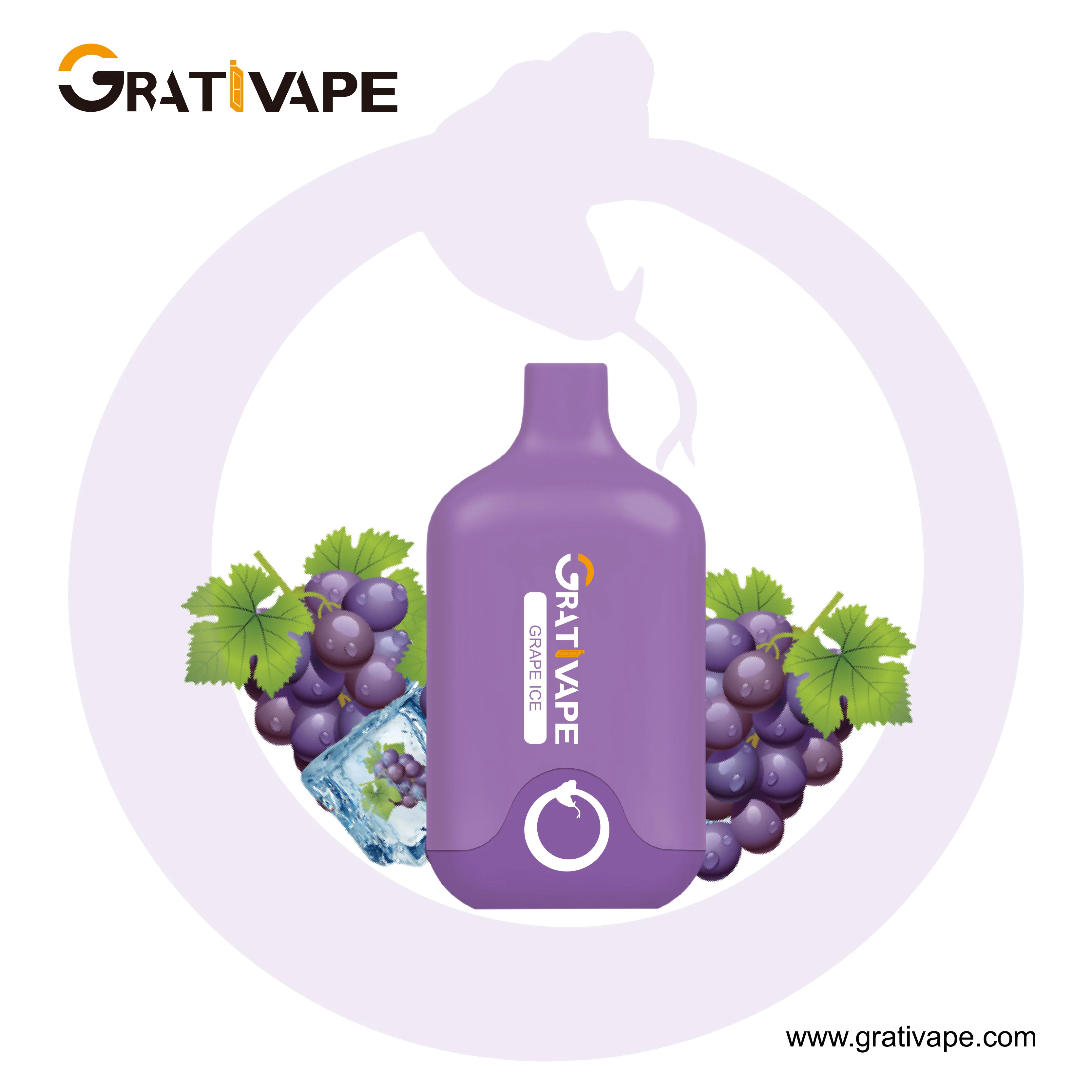 2023 Grativape Grab 6000 Puffs Hot Popular Pocket-Sized Smoke Vaporizer 10 Flavors E-Cigarette Vape