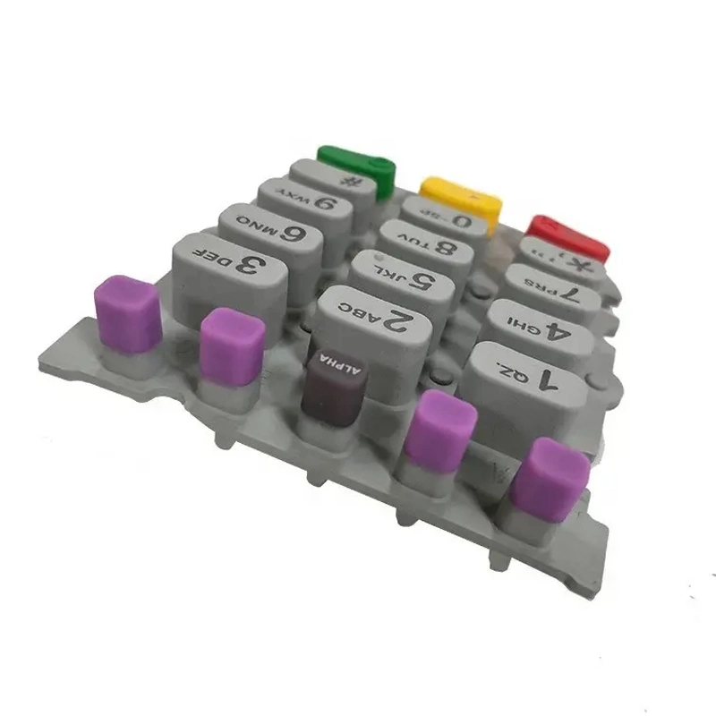 Silicone Rubber Keypad Numeric Keypad Molding Silicone Rubber Keypads with Backlight