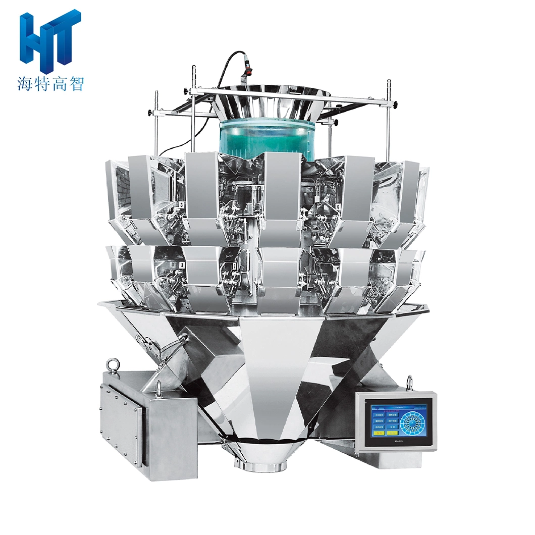 Long Service Life IP66 Waterproof Multihead Weigher Weighing and Packaging Machine for Frozen Salad Frozen Food