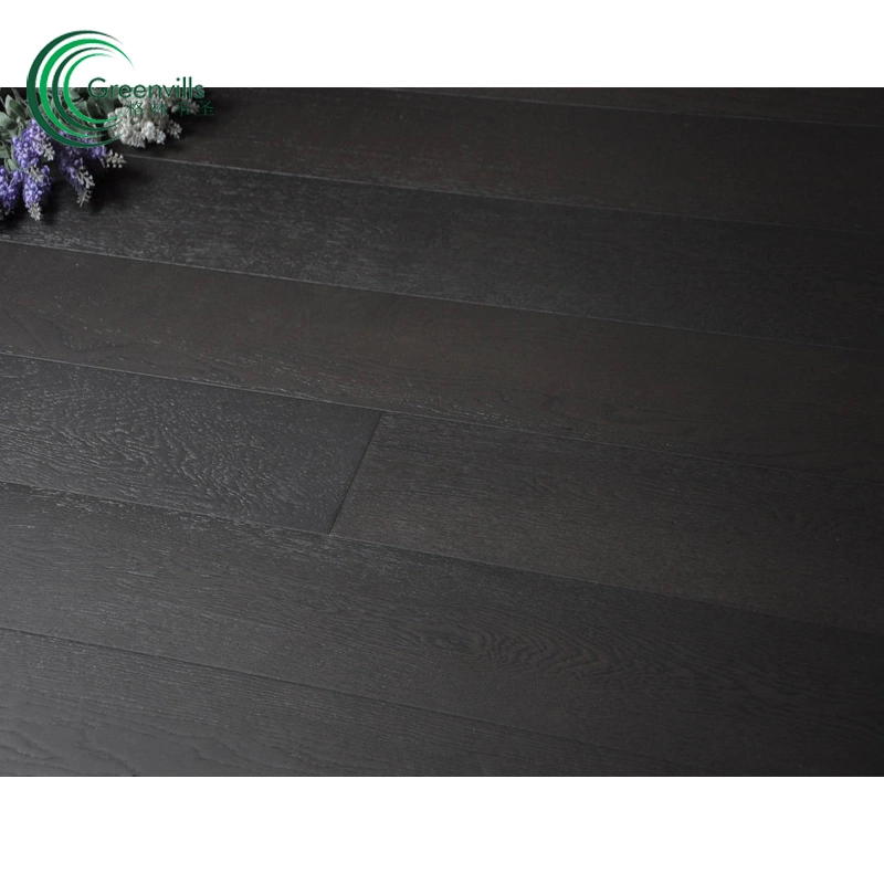 Tinta à prova de sujidade ou Balck Color Click Lock Engineered Oak Wood Piso de madeira