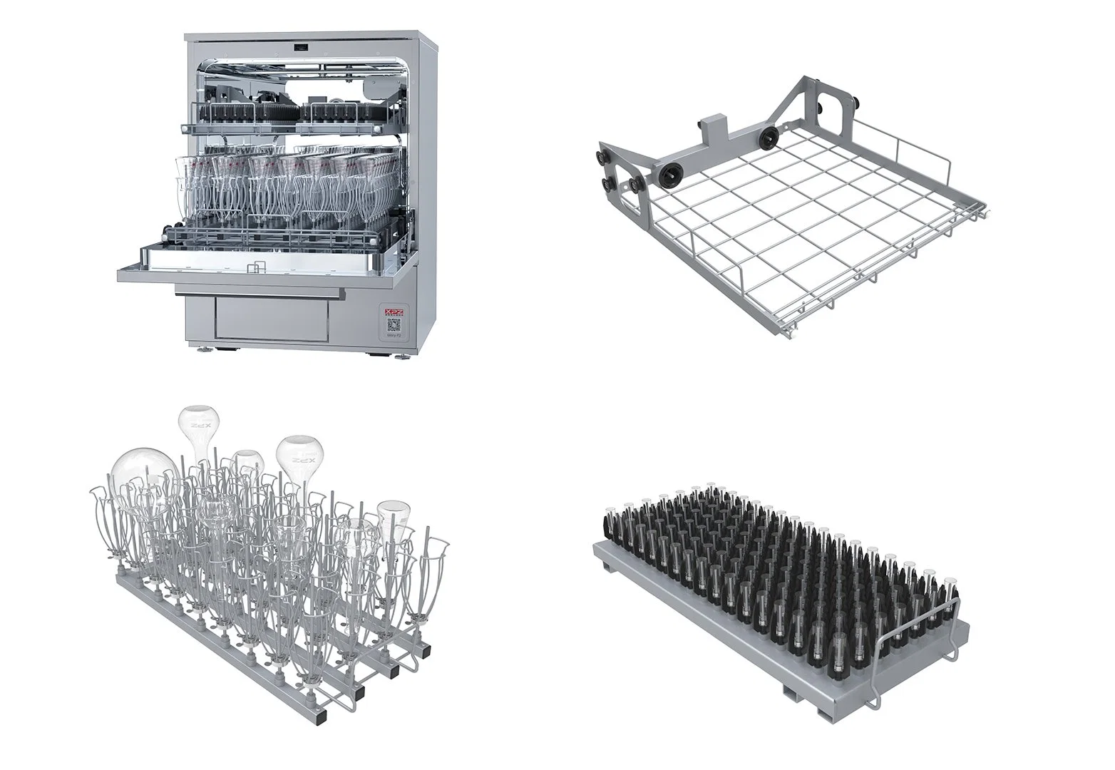 Limpeza integrada com certificação CE de 170 L Lavagem totalmente automática de material de vidro para laboratório Máquina com função de secagem