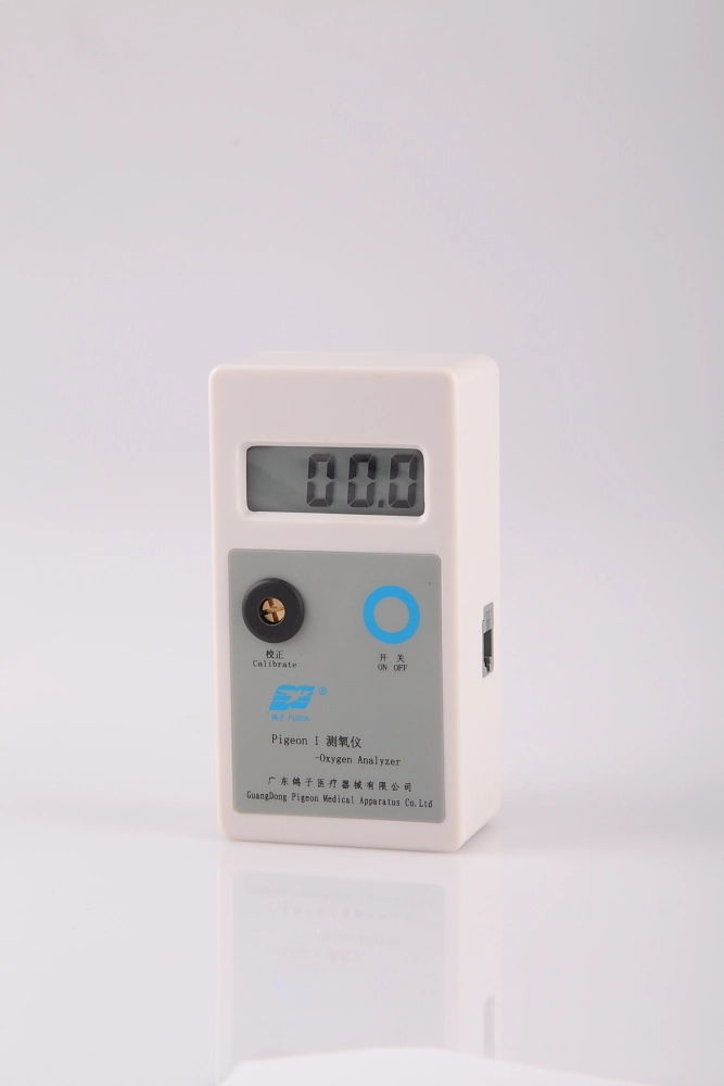 Small Portable The White of Oxygen Gas Analyzer for Respiratory Medical