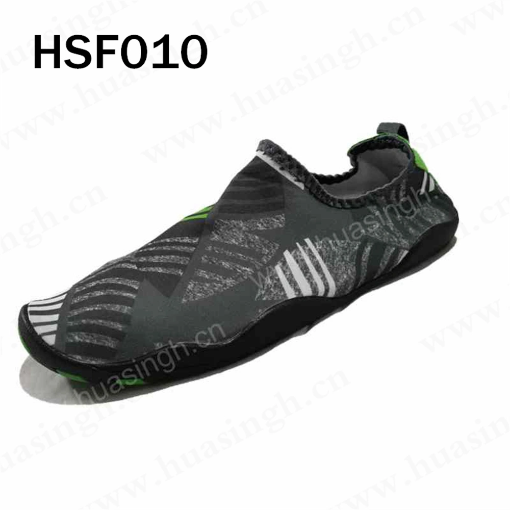 Zh, Quality Anti-Slip Jacquard Snorkeling Water Shoes for Unisex Barefoot Upstream Swimming Shoes Wholesale/Supplier Hsf009