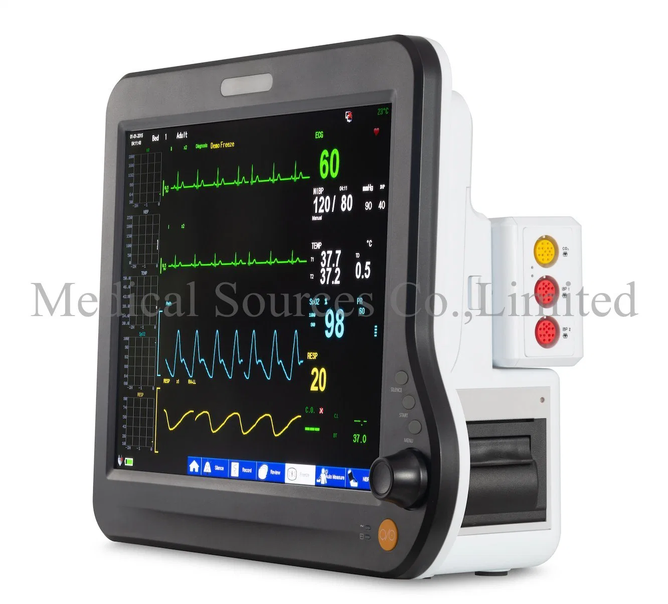 (MS-8500) preço de fábrica de equipamentos médicos de ECG Multiparamétricas Monitor de Paciente