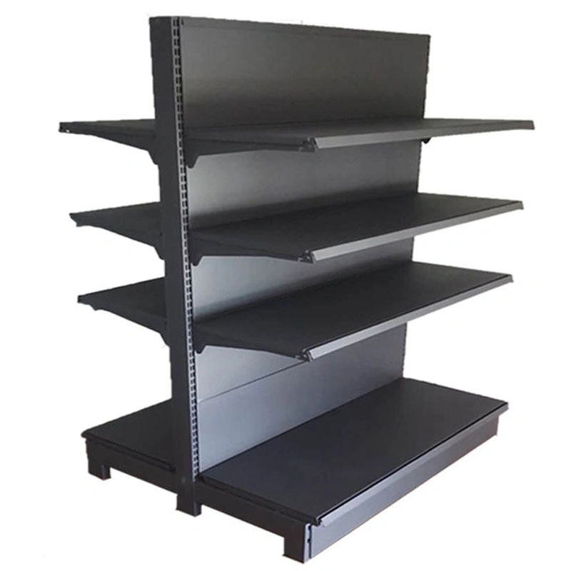 Metal Multiple Functions Double Sided Durable Gondola Shelving