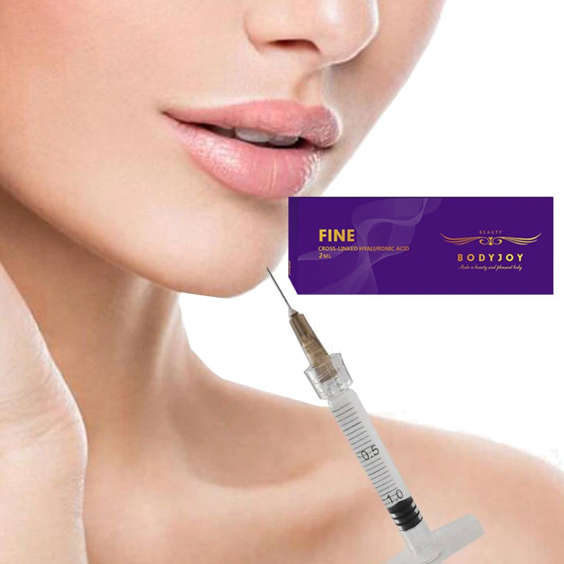 Enveloppe instantanée liquide de remplissage cutané d'acide hyaluronique temporaire lèvres injectables image