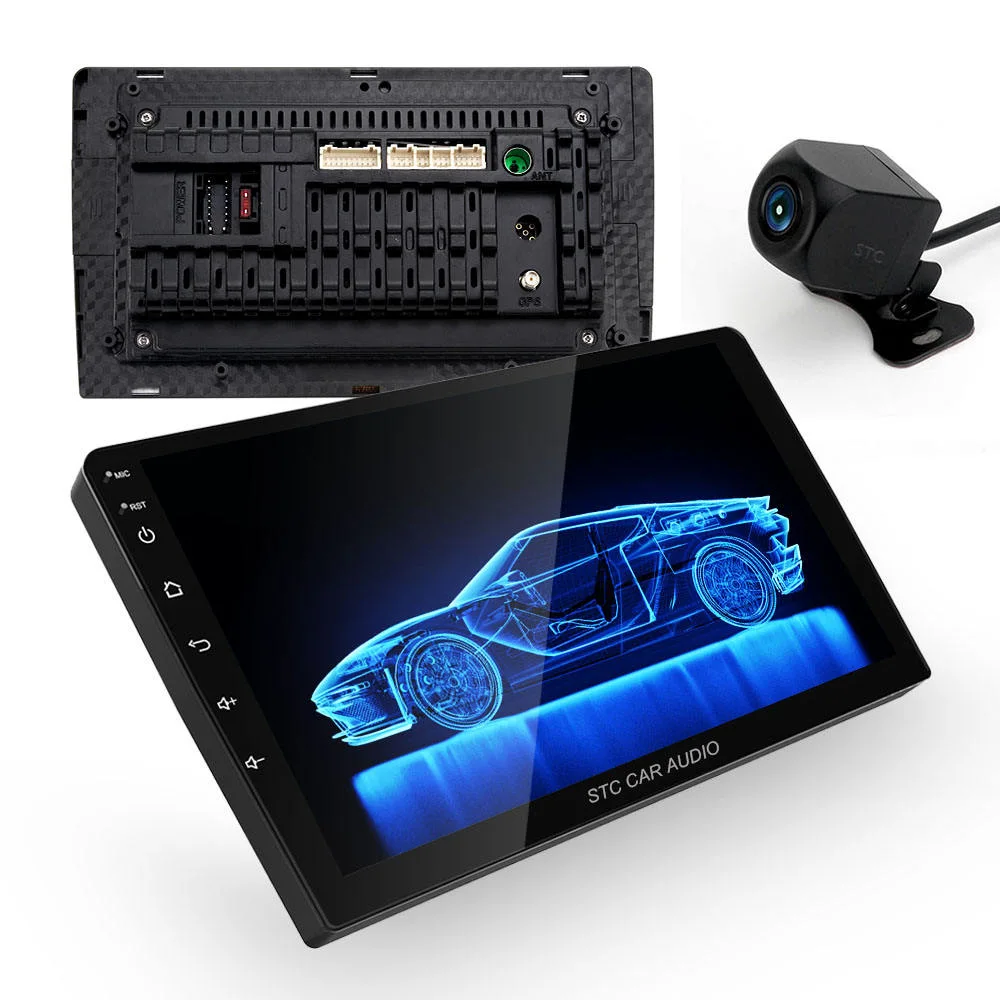 STC 9" 1+13/2+32 Android 11 Car Stereo Double DIN Touch Экран 2 DIN Авторадио Видео Автоаудио GPS WiFi BT FM RDS