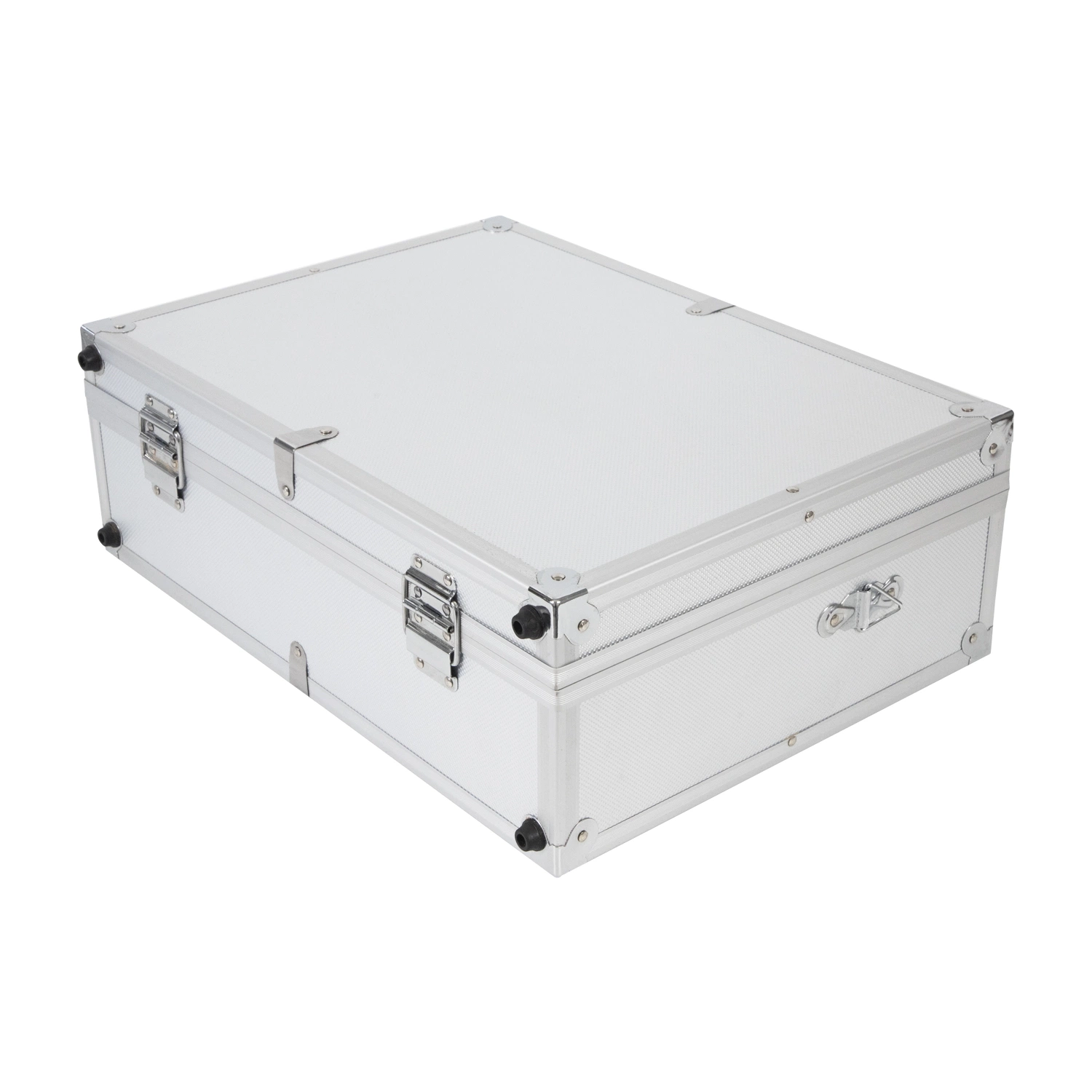 Storage Aluminum Lockable Barber Tool Flight Case with Dividers