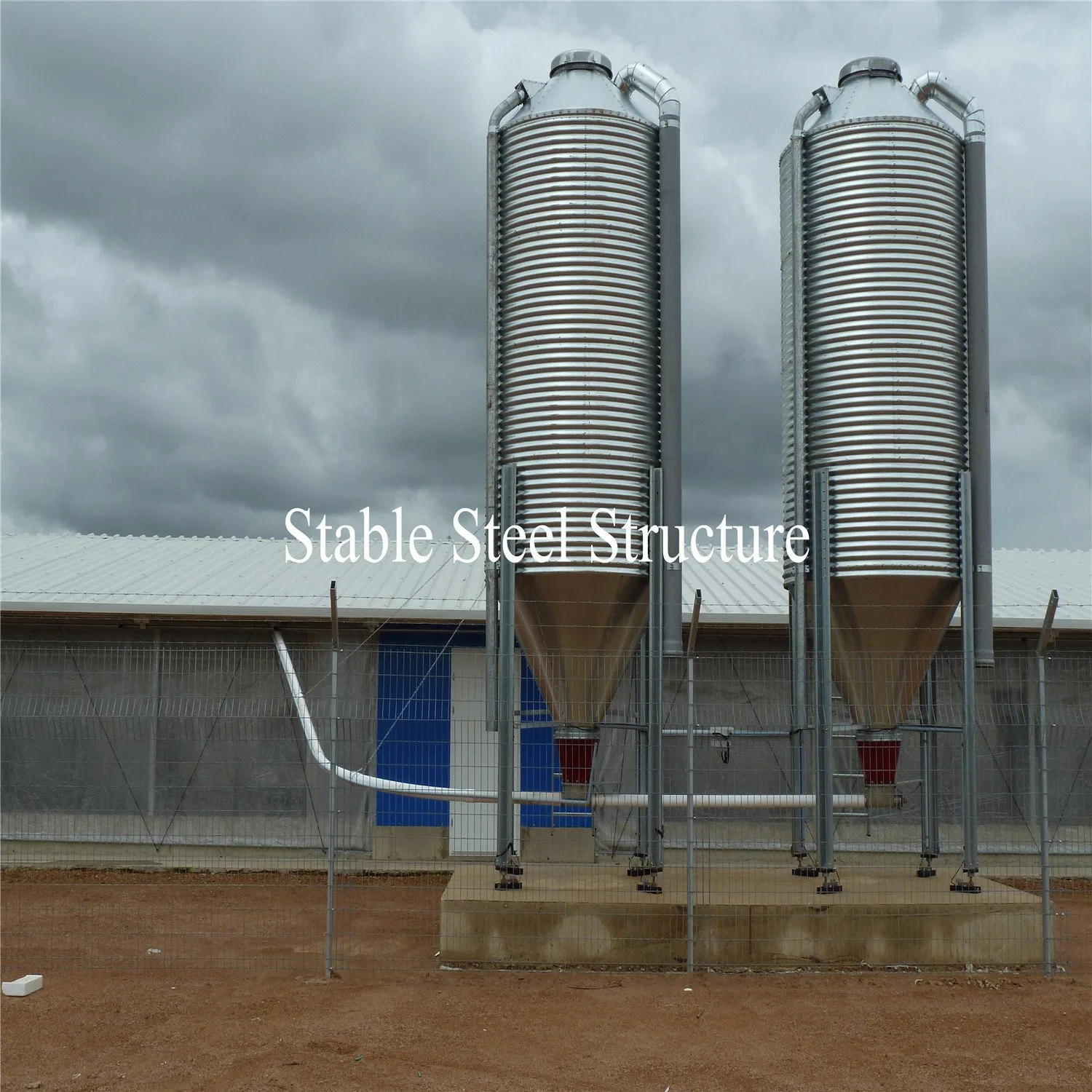 Prefabricated Steel Structure Poultry Farms Breeding House Metal Construction Hangar Hall Building for Chicken Farming