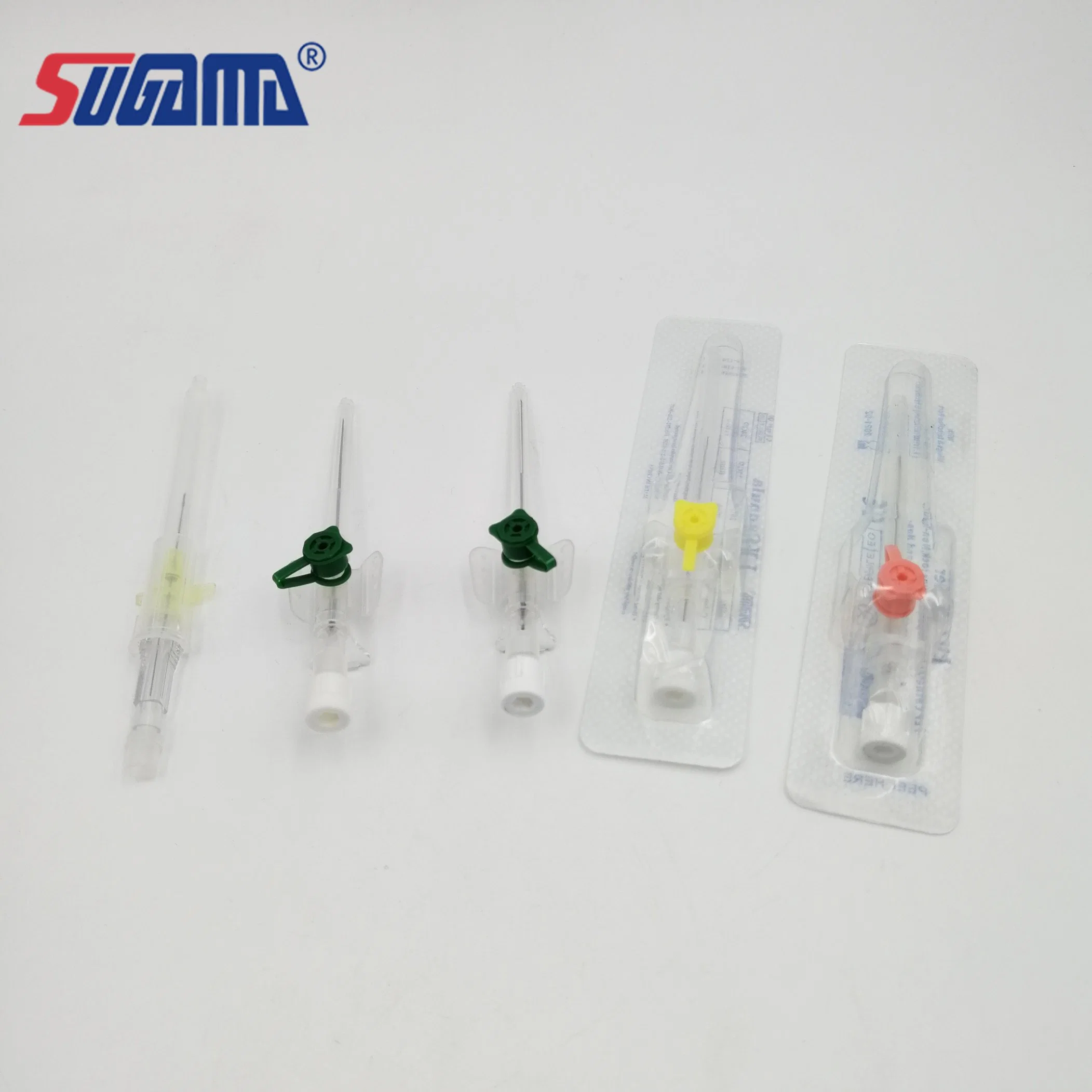 Medical Disposable Supplies Injection Needle Safety Pen Like Type I. V Cannula Catheter with Wing and Injection Port