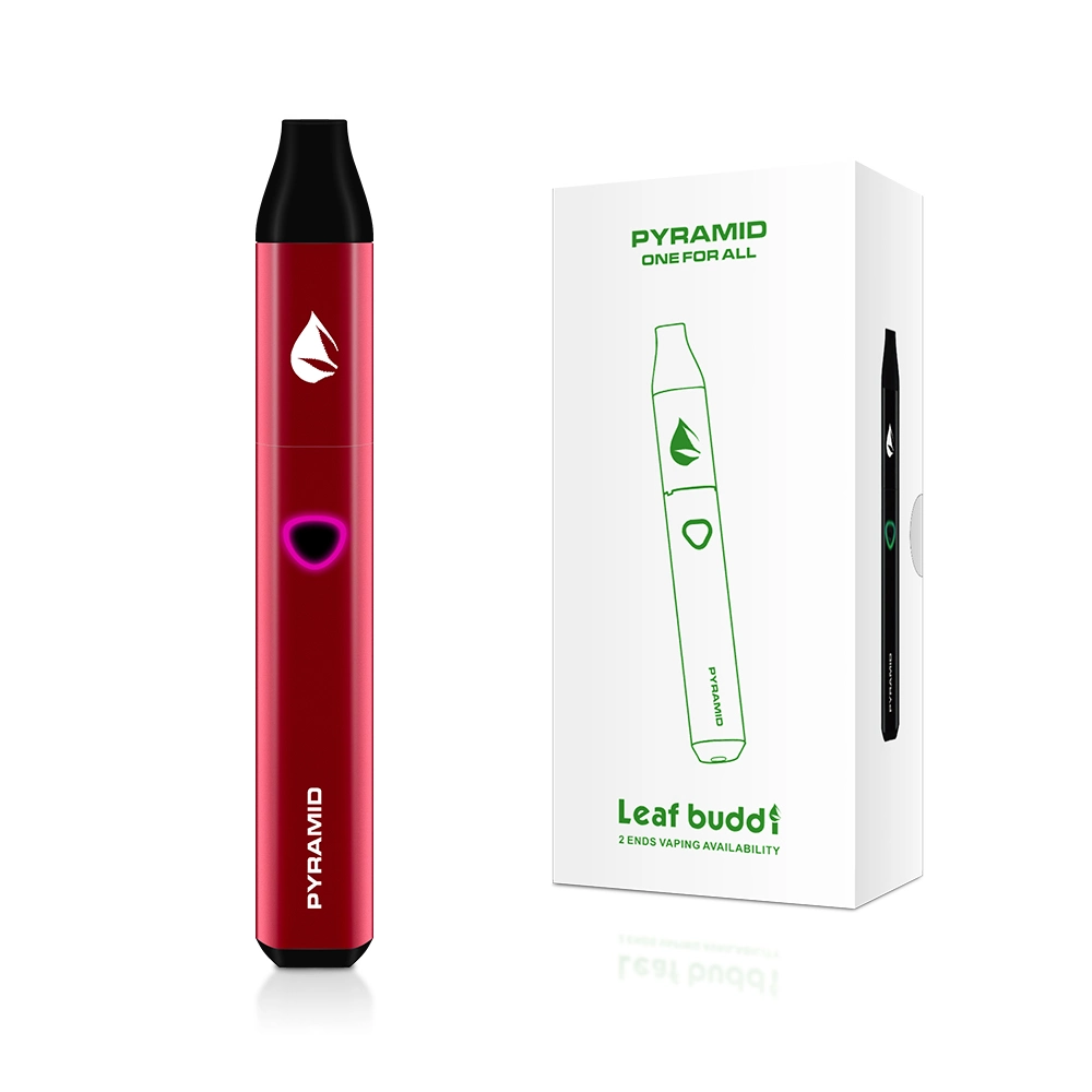 2021 Nouveau libéré Prix de gros de vente chaude Leaf Buddi pyramide Kit 3 en 1 sec de cire Herb stylo plume Vape vaporisateur