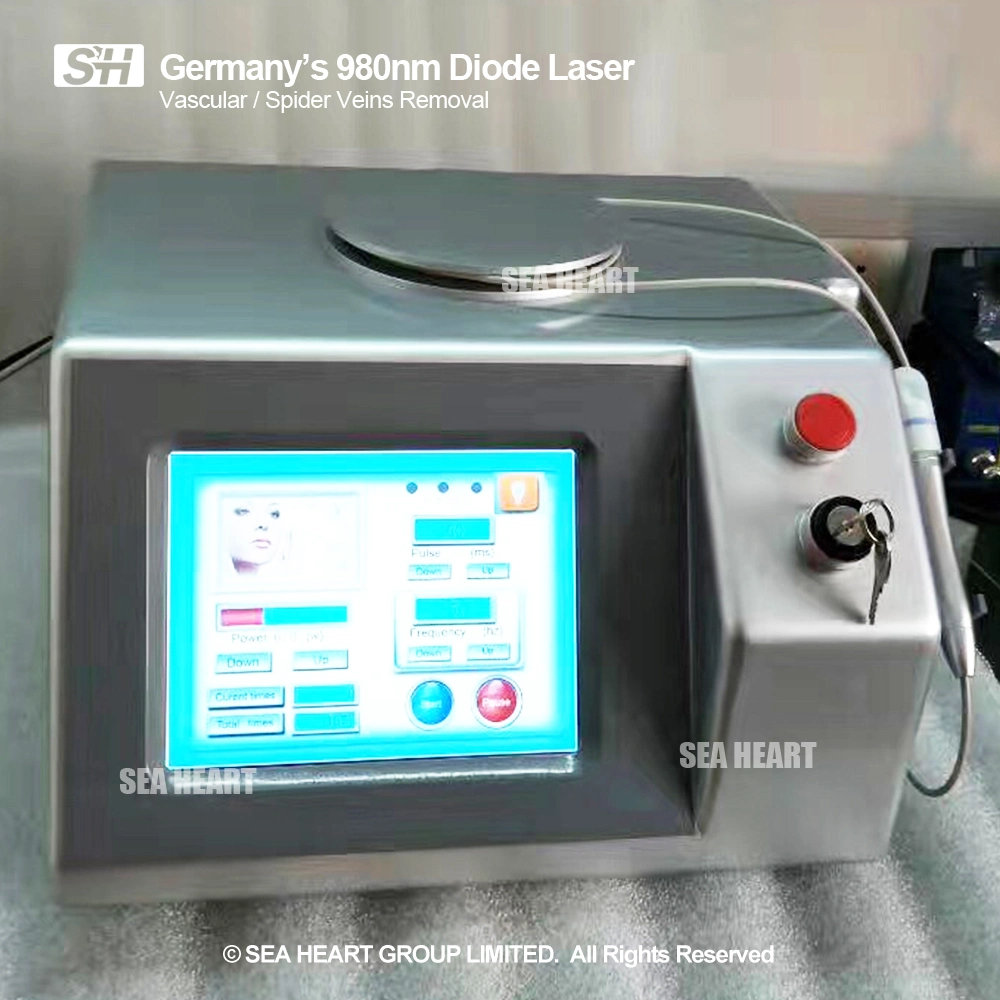 Portable Powerful 980nm Diode Laser Vascular Removal Machine