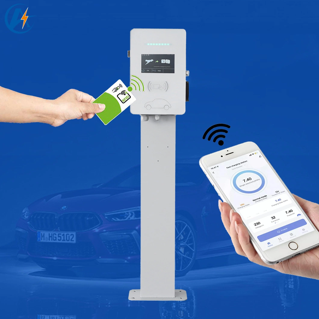 Electric Vehicle Charging Station Accessories Single Phase AC Charger Power Electric Car Battery Charger