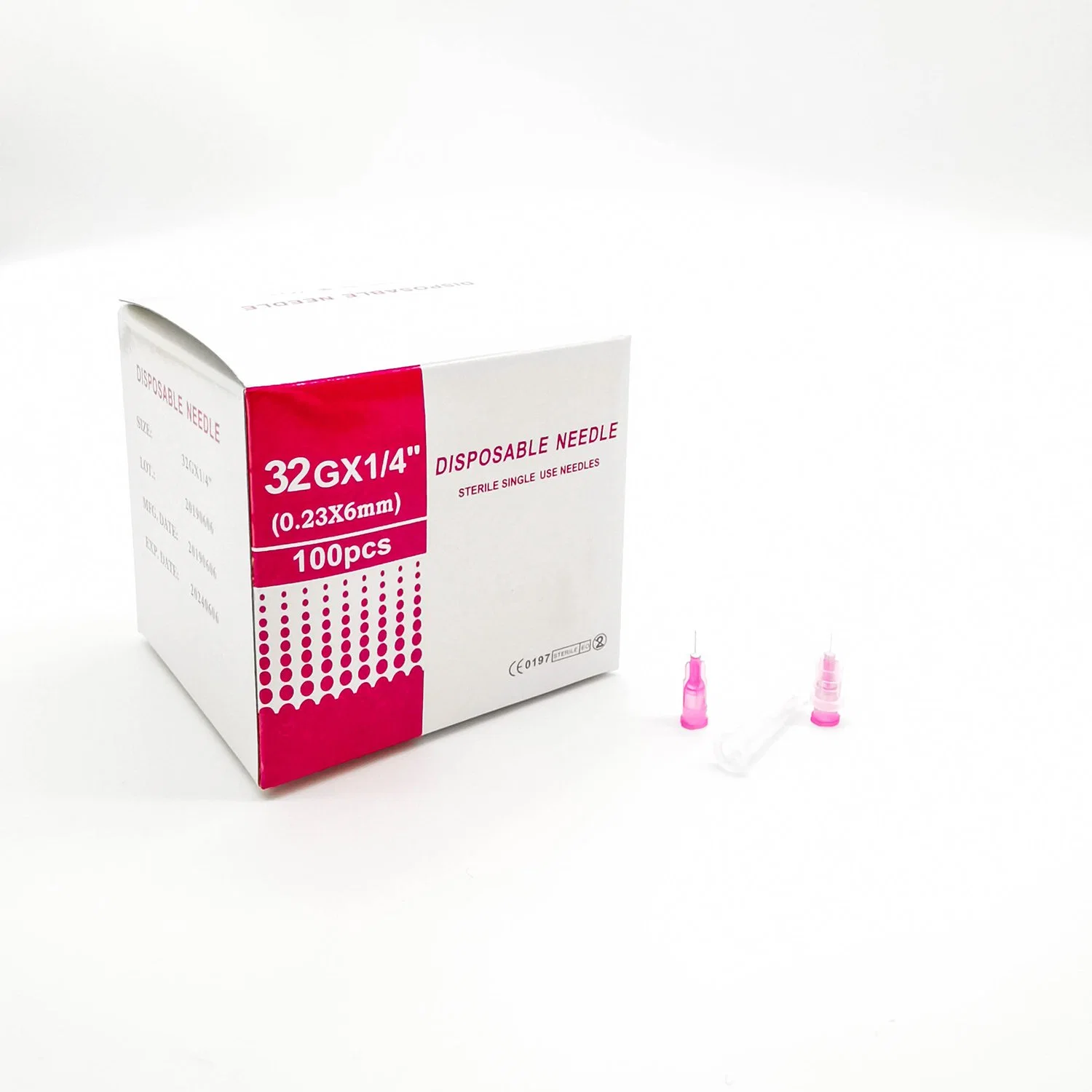 Meso agujas desechables médicos 30 g de la belleza de las agujas de mesoterapia Mesoterapia Hydra aguja 32 g