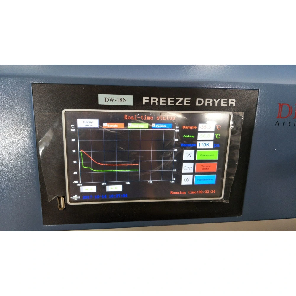 Desktop Freeze Drying Machine Laboratory Electrical Heating Freezer Dryer