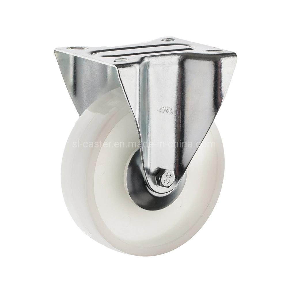 80mm Swivel Plate Locked Industrial Nylon Caster PP Caster