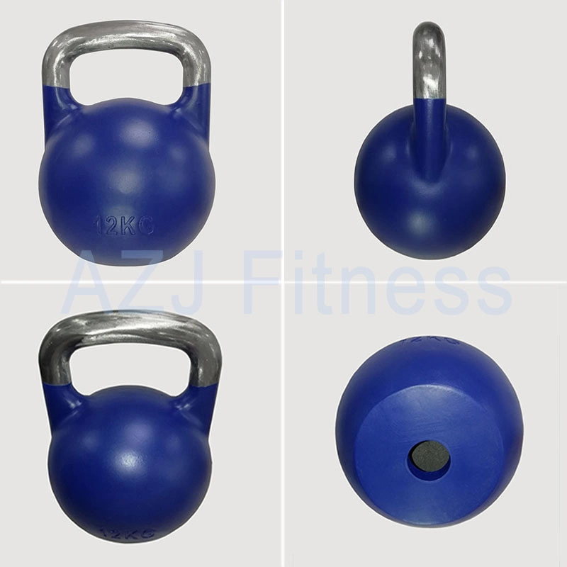 Direct Price Custom Logo Spray Molding Hollow Steel Competition Kettlebell