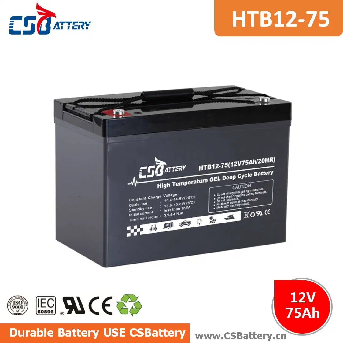 بطارية Csbattery 12V200ah ISO/CE/IEC Gel للطاقة الشمسية/نظام الرياح/الطاقة الكهربائية/الإضاءة/المحركات/Vs: الشمس المقدسة /AAA