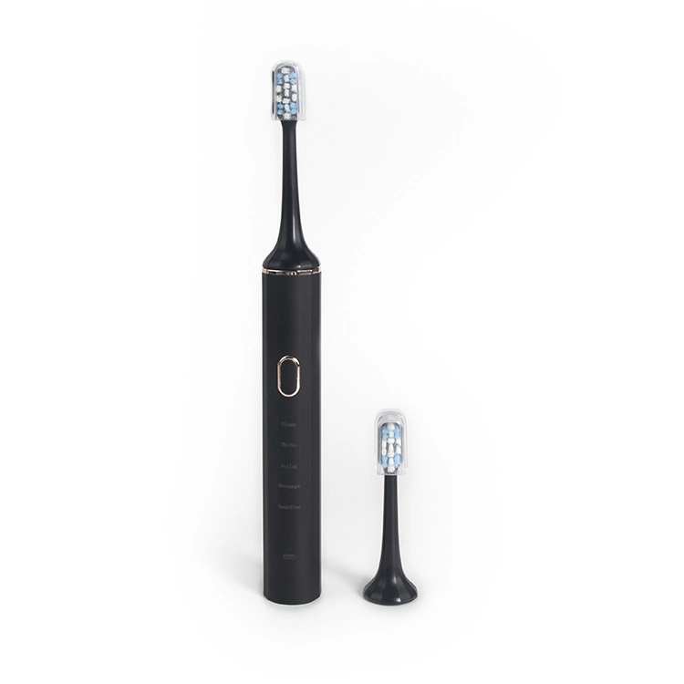 FCC zugelassen wiederaufladbare 8 Laser Blaulicht Zähne Aufhellen Sonic Elektrische Zahnbürste mit Kopf
