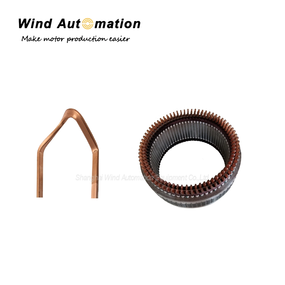 Hybrid Car Motor Hairpin Forming Production Hairpin Coil Wire Winding Machine