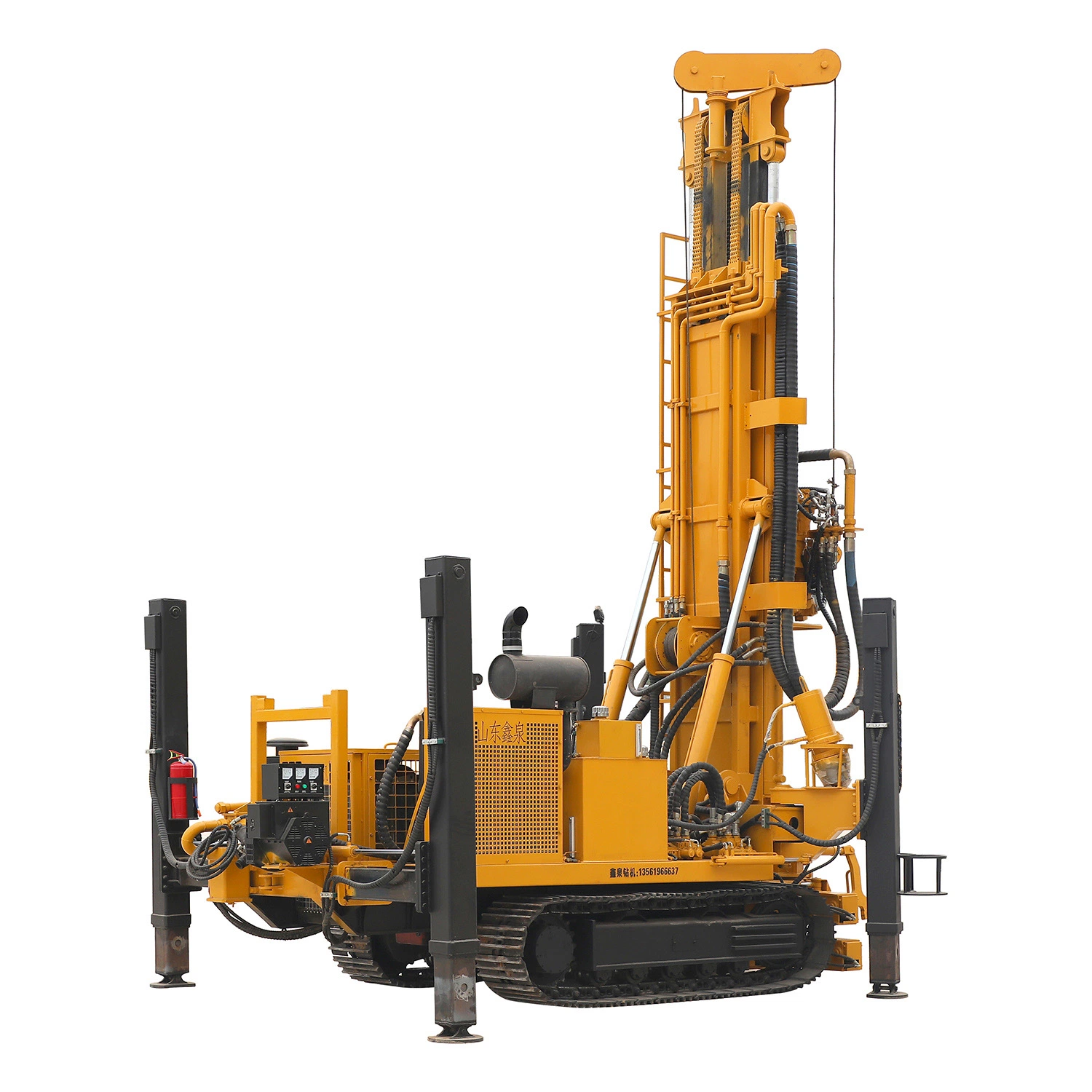 High Quality Portable Full Automatic Hydraulic Exploration Core Water حفر الآبار Rig