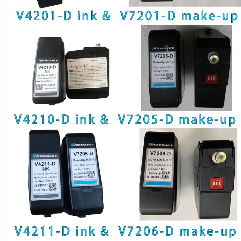 Videojet 1280 Industrial Inkjet Coding Printer Bulk Ink Machine Cheap Expiry Date Carton Code Cij Mobile Intelligent