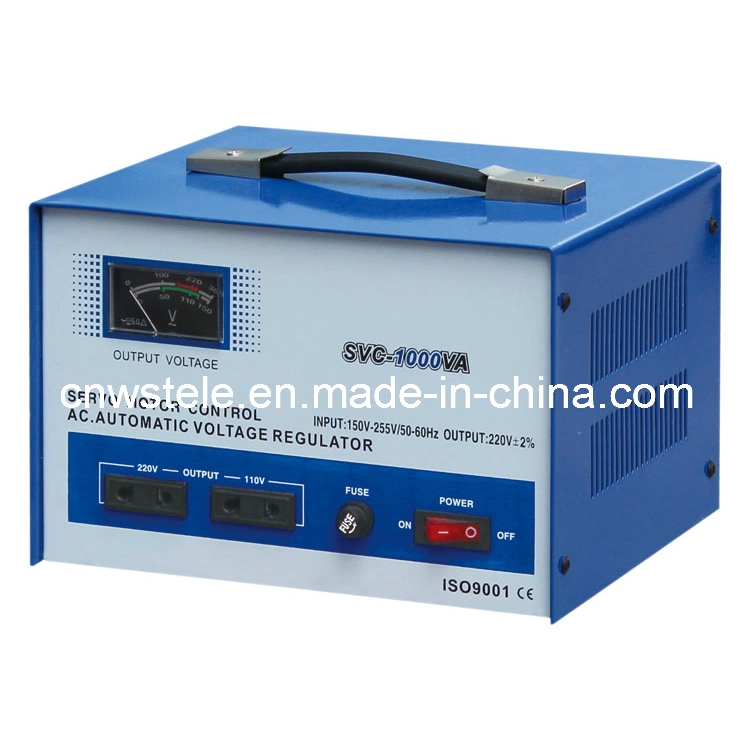 Single Phase High Accuracy Full Automatic AC Voltage Stabilizer (SVC/TND)