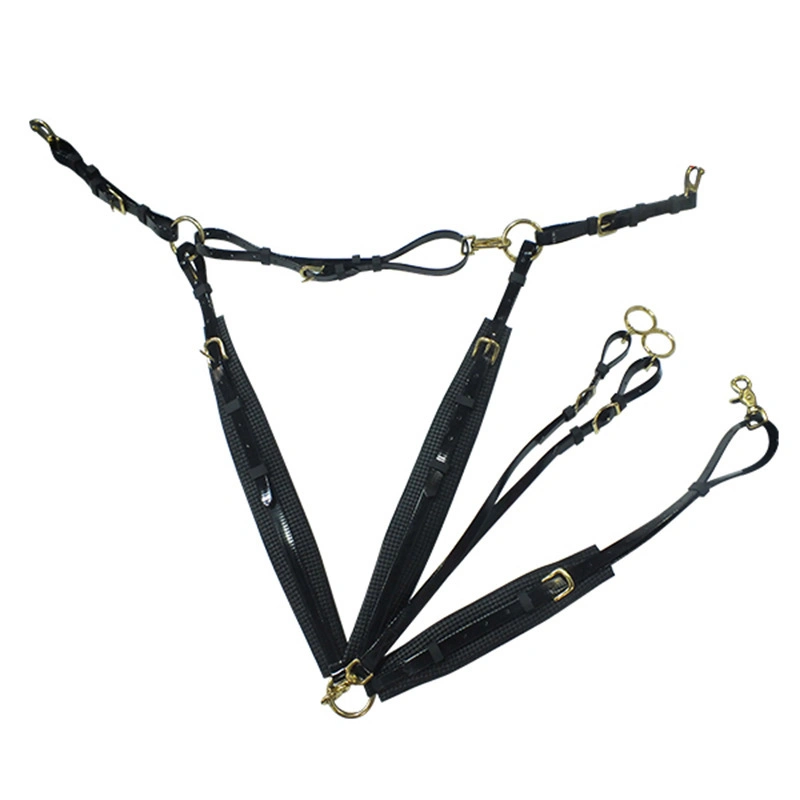 Bow Leather Chest Strap Equestrian Sporting Goods