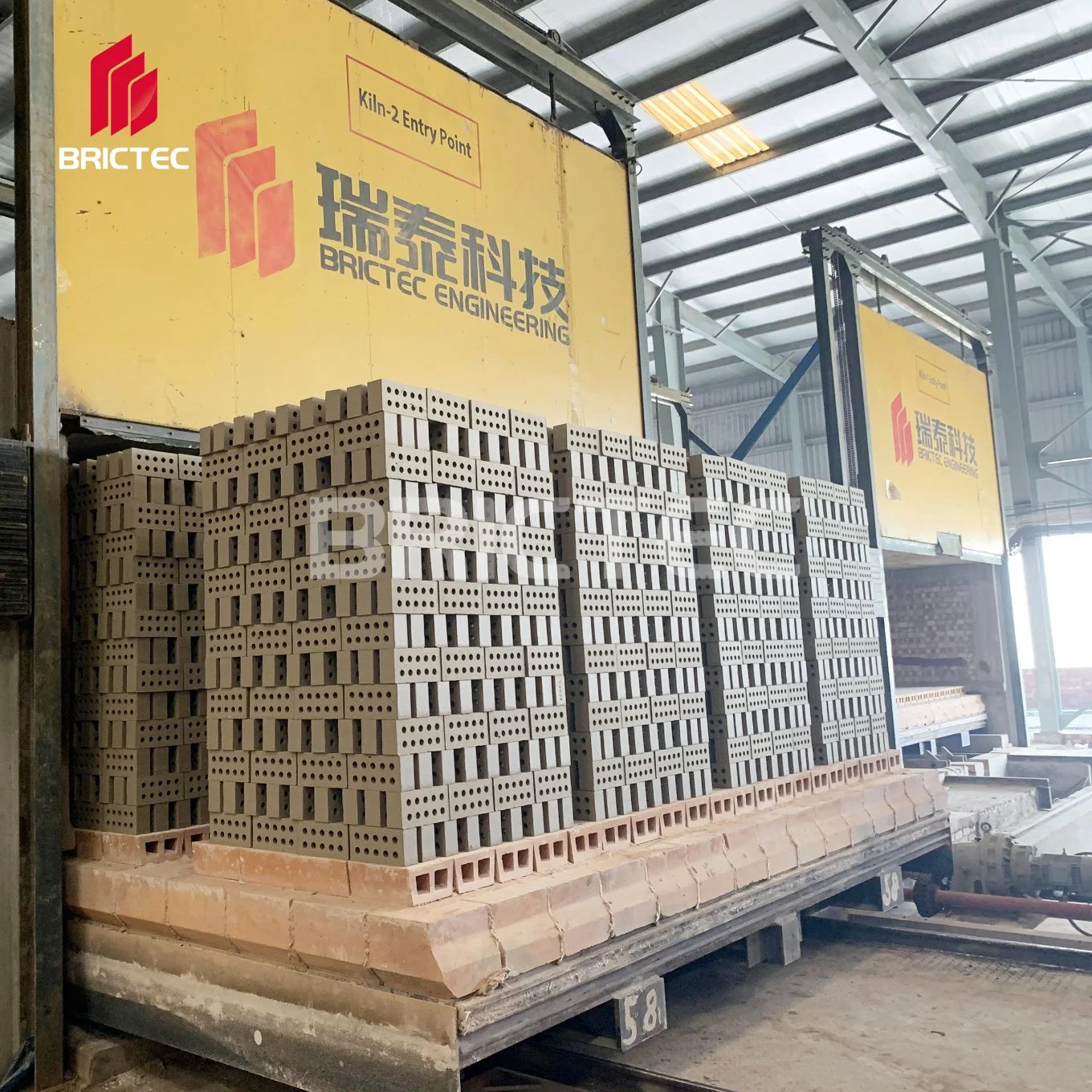 Hollow Brick and Hole Brick AMD Tile Making Factory with Chamber Dryer for Drying Bricks