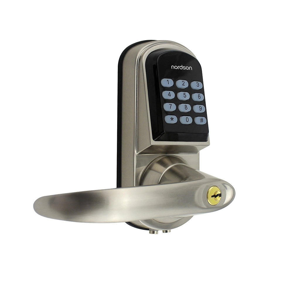 Stainless Steel American Standard Mortise Single Latch Bluetooth Smart Lock with Keypad