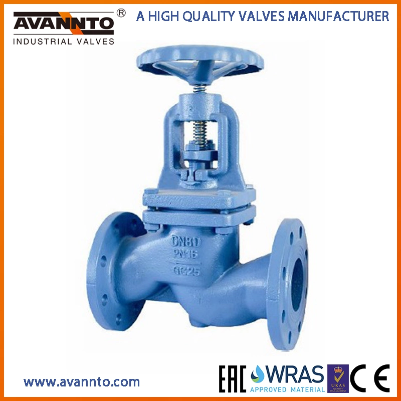 Produit de haute qualité type à embase en fonte Globe Valve