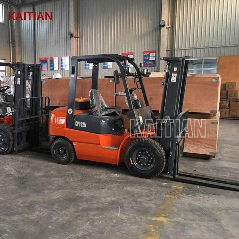 New Hydraulic Forklift 25 Ton Heavy Diesel Four Wheels Forklift with CE