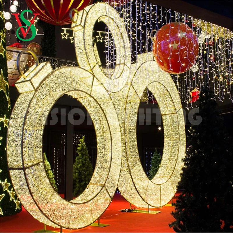 Comercial exterior LED decorativas de Navidad Arch Motif Lights