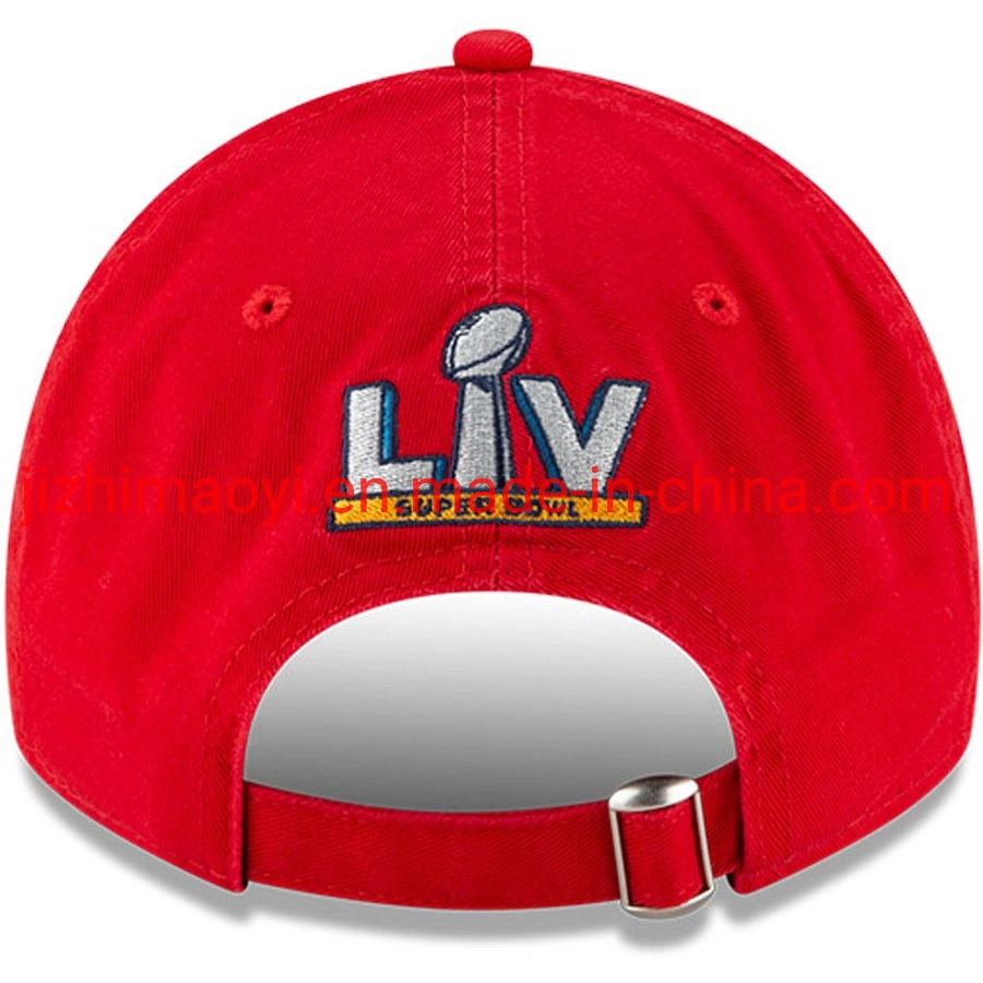 Wholesale/Supplier Men's  Red Super Bowl LV Circle Patch Adjustable Snapback Hat Cap