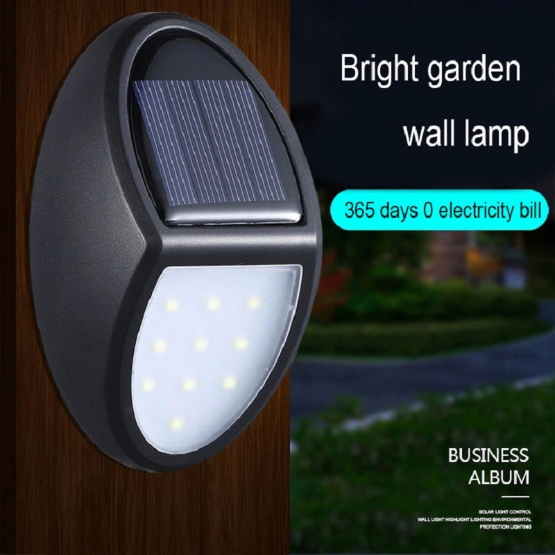 Energy Saving Wall Lamp Fence Yard Solar Light Waterproof LED Street Lighting