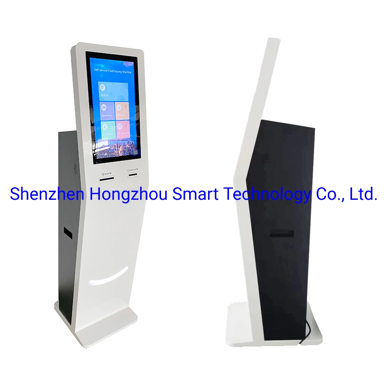 Built in RFID Card Reader SIM Card Dispenser Self Service Hotel Check-in Kiosk