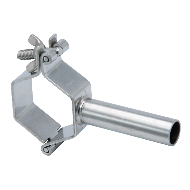 SS304 Stainless Steel Hex Pipe Hanger Pipe Bracket with Tube