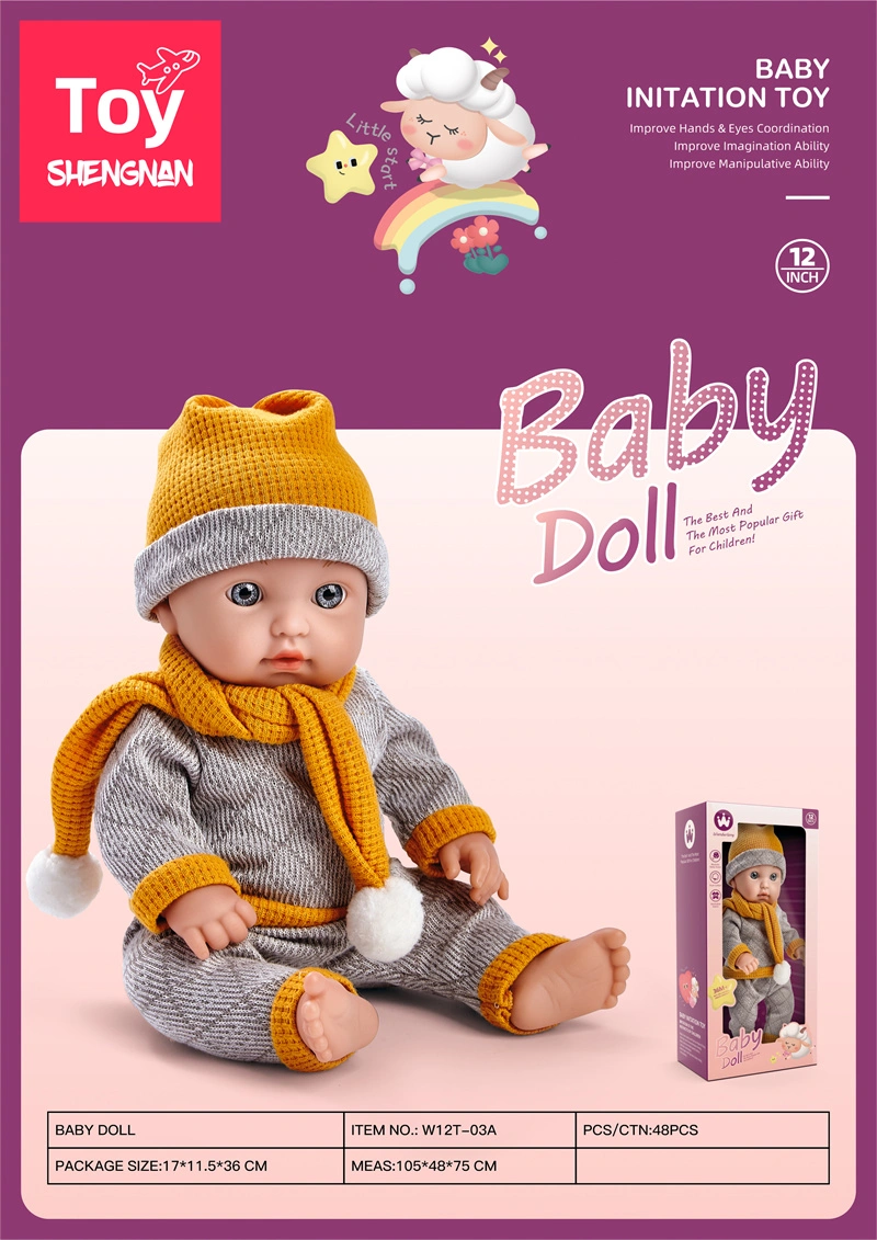 Baby Reborn Doll Toy Silicone Realistic Vinyl Soft Lifelike Multifunctional