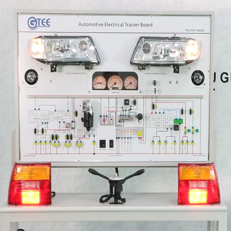 Automotive Electrical Panel Board Teaching Aid Equipment Jetta Lighting System Automotive Training Board