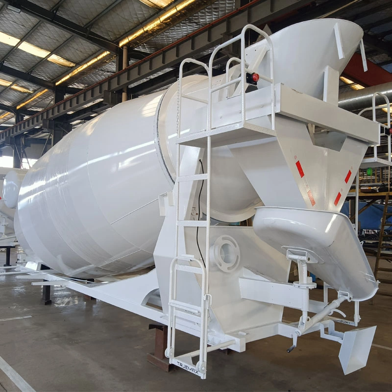 Concrete Mixer Truck Top Mounted Drum Mixer Truck Cement Mixing Tank 2, 3, 4, 5, 6, 7, 8, 9, 10, 11, 12, Cubic Meters