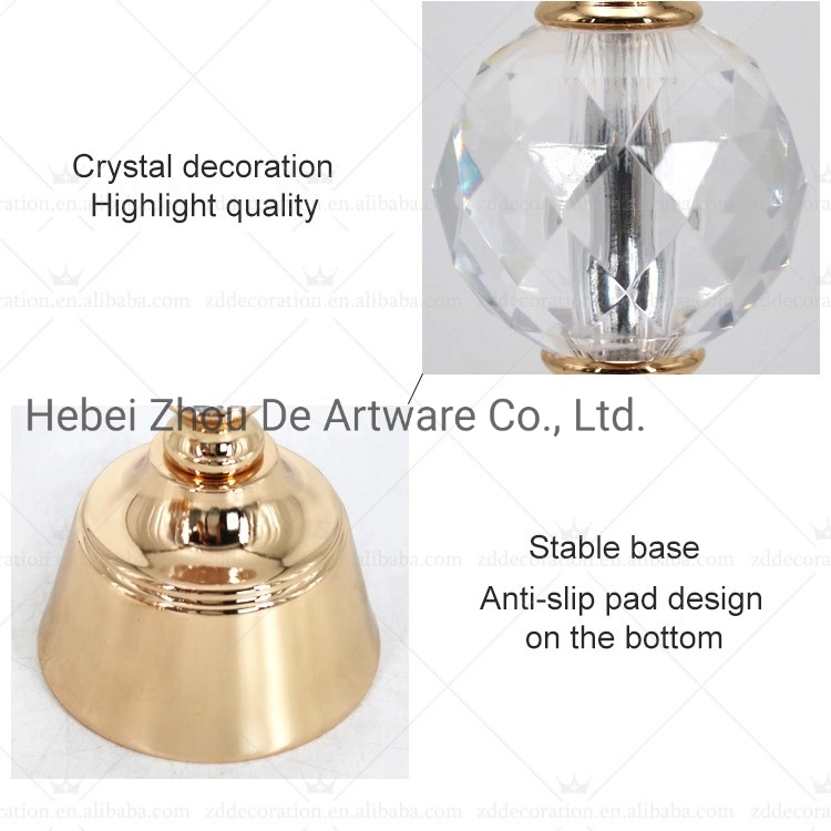 Wholesale/Supplier Golden Flying Eagle Design Metal Crystal Ball Craft for Gift Home Decoration