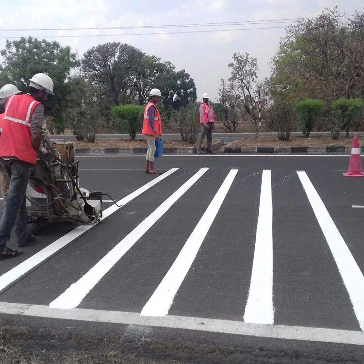 Glass Bead Wear-Resistant and Heat-Resistant White Night Reflective Hot Melt Traffic Markings and Road Markings Luminescent Paint