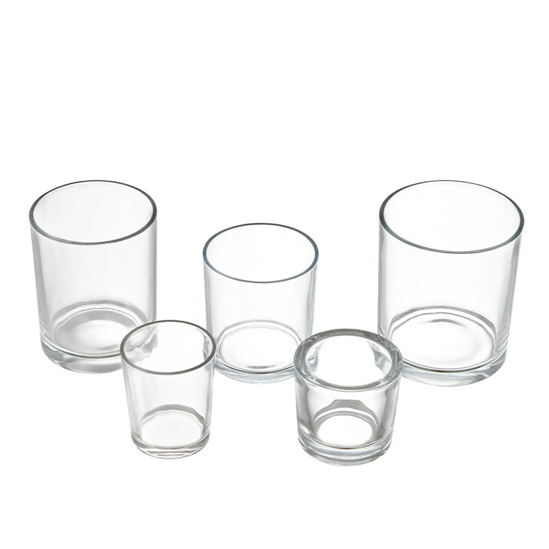 Wholesale/Supplier Transparent Color Lanterns Candle Jars Cylinder Glass Candle Holder for Wedding Party