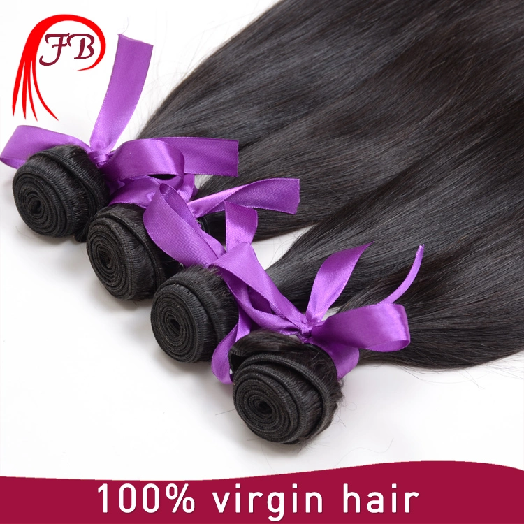 High quality/High cost performance  Grade 10A Unprocessed Natural Color Remy Brazilian 100% Human Hair Extension